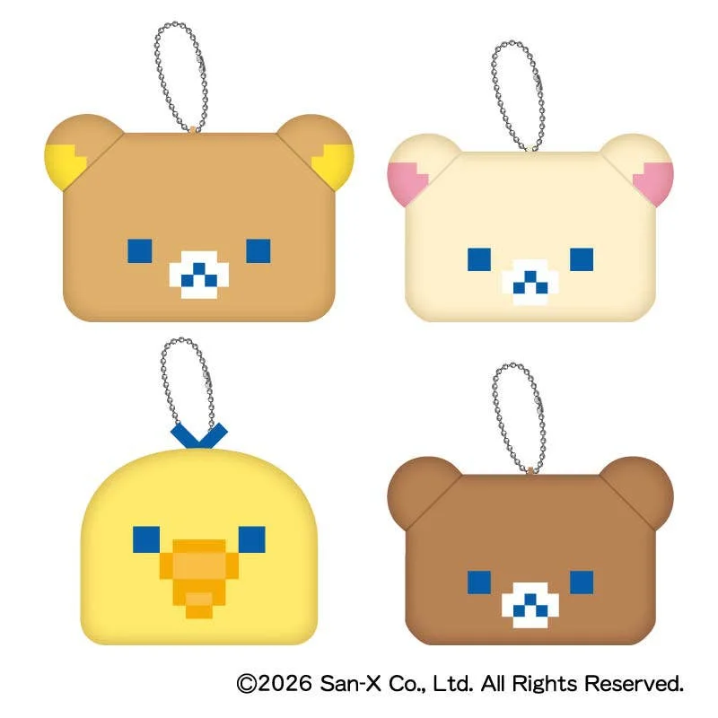 Rilakkuma: Gaming Rilakkuma Fluffy Die-Cut Coin Case A: Rilakkuma